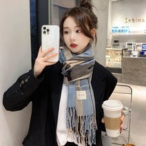 블링앤수 여성 심플 목도리 니트 머플러 AZB105