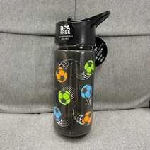 호주 스미글 물통 초등학생 중학생 유치원 선물 700ml 650ml 440ml, 14번 마룬 블랙 풋볼 빨대컵 450ml