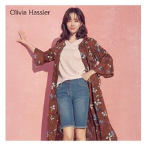 [올리비아하슬러] 넥 셔링 원 포켓 롱 원피스