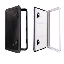 카라반 서비스도어 캠핑카 문 창고문 외부 대형 RV, 작은 흰색 해치, 대형 흰색 해치, 4캔 ﻿