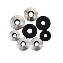 지붕 방수 시트 옥상 접착 된 스테인레스 스틸 루핑 와셔 복합 및 미끄럼 방지 개스킷, m6.3x16mm, 100개, 1개