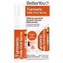 영국 베러유 BetterYou Turmeric Daily Oral Spray 터메릭 데일리 액상 스프레이 오렌지향 25ml, 5팩