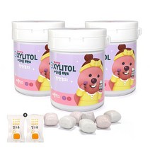 롯데 자일리톨 프렌즈 잔망루피 껌 88g x 3통(+밀크츄 2개포함), 1세트