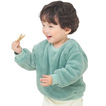 포근포근맨투맨 아동용 슈퍼보아 원단 보온 업 국내제작
