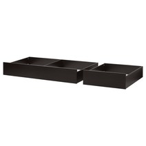 HEMNES 헴네스 침대수납상자2입 - 블랙브라운 200 cm
