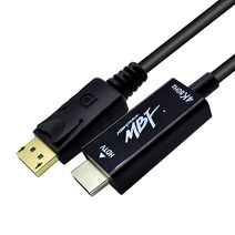 엠비에프 DP TO HDMI 1.2v 블랙 케이블, MBF-DPHC03B