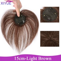 저무리 3D 앞머리 보이지 않는 이음새가없는 머리 머리 워터 리플 헤어 에어 오버 헤드 자연 교체 커버 화이트, 67 P16/613