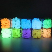 야광 형광 돌 인공 자갈 조약돌 스톤, 야광자갈블루 BL11652