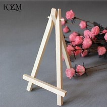 대형 나무 미니 테이불 이젤 휴대용 탁상용 번문가용 책상용 미니 아티스트 나무 나무 웨딩 테이블 카드 스탠드 디스플레이 홀더 파티 장식