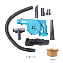목공집진기 집진기 소형집진기 20000RPM Cordless Electric Air Blower 2 In 1 Vacuum Cleannig Blowing amp Suction Lea, Without Battery+미국, 없음