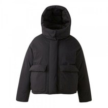 SPAO 후드 미니멀 푸퍼 크롭 SPJPC4VG02