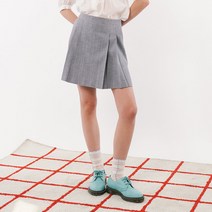 [백화점매장 정품출고] 올리브데올리브 배색 스티치 턱 스커트(OW3MCS503)