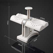 자동 더블 헤드 만두 제조기 주방 유물 수동 프레스 만두 기계 diy 만두 과자 제조기 도구 금형, 자동결제
