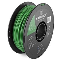 HATCHBOX 3D PLA1KG300RED PLA 프린터 필라멘트 치수 정확도 003mm 1kg 스풀 300mm 레드, 3d Pla-1kg3.00-grn