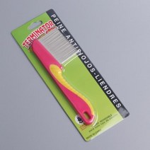 애완견 고양이 이가 방지 빗 구충제 알을 위한 스테인레스 스틸 길고 짧은 바늘 매듭 창살, Long Needle Blister+Green