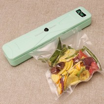 LUSSIN C11 가정용 진공포장기 스마트 휴대용 음식 신선도 유지 포장 기, C11+ 진공백 10매