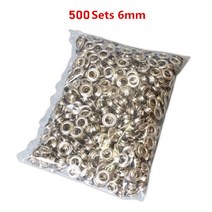 미니 수동 도터 펀처 핸드 프레스 그로멧 플라이어 6mm 10mm 크기용 펀칭 머신 도구, 04 6mm 500PCS Eyelet