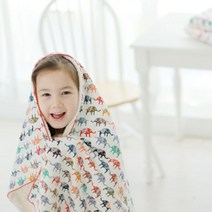 [천삼백케이] [슬립스파] 디자인 블랭킷 북유럽 아기 유아 낮잠 이불 무릎담요, 극세사블랭킷-곰의일상