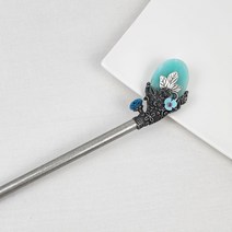 무이토린다 후 한복비녀 혼주 머리장식 올림머리 쪽머리