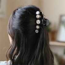 (주)트리 인천가정지사 엔젤슈슈 진주 자개 도트 집게핀 헤어 포인트핀 (8393667)