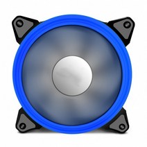 무소음 cpu 쿨러 공랭 팬 수냉식120mm LED 팬 쿨러 rtx 라디에이터 팬 눈부심 냉각 gtx 1050 CPU gabin, 01 Blue