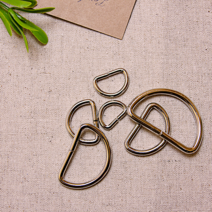 헤세드 국내제작] 실버 디링 D링 금속부자재 (4p), 실버38mm