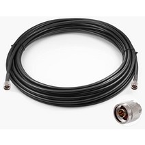 POBADY N to Male 점퍼 저손실 동축 케이블 LMR400 32.8FT10M 3G 4G 5G LTE 안테나 햄 라디오 GPS WiFi용, 49.2FT/15M