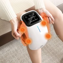 무릎온열기 무릎 찜질기 온열기 마사지기 전기 가열 패드 온찜질 휴대용 건강 부모님 선물, 한 사이즈, 더블-블랙