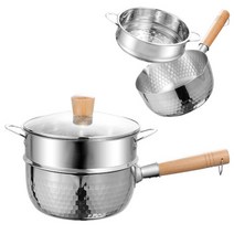 미니 스테인레스 편수냄비 인덕션 스텐찜기 라면 생선 만두 찜기, 16cm_편수냄비