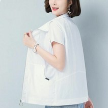 봄 여름 가볍고 조끼 여성 중년 외부 착용 루즈핏