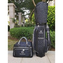 벤츠 골프백 방수 경량, 블랙 의류가방+캐디백