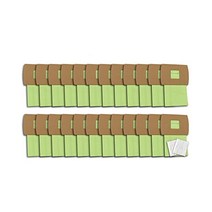 Oreck 컴팩트 캐니스터 타입 BB용 진공 백 24팩 Oreck XL 버스터 B PKBB12DW BB180 BB280 BB850 BB870 BB900 BB1000 MV160 모터
