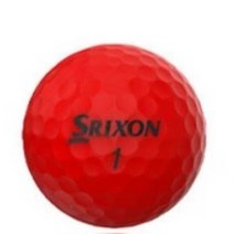 슬릭슨소프트필2020골프공비비드 컬러매트 마감무광SRIXONGOLFBALLSOFTFEELUSA 직수입품 2피스아이오노머 커버21MASTERS, 레드/XL