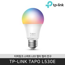 티피링크 Tapo L530E 스마트 멀티컬러 LED 전구 / 공식 판매점, 멀티 컬러