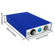 고성능 Lifepo4-태양전지 충전식 리튬 철 인산염 셀 3.2V 105AH 110AH DIY 12V 24V 48V 보트 골프 카트 RV 지게차, [01] 4개