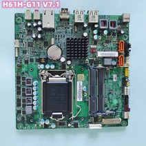 노트북 메인보드 Haier k8-b600 k8-b200 h61h-g11 v7.1 aio 마더보드 100 작업, 없음
