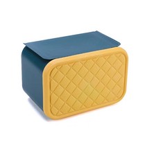 방수 벽 마운트 화장실 종이 홀더 종이 타월 디스펜서 홀더 티슈 박스 화장실 롤 홀더 Wc 롤 종이 스탠드 케이스, 프랑스, Blue