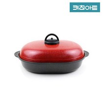 키친아트 매직팬 타원30cm 직화구이냄비 군고구마냄비