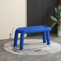 카페의자 디자인 업소용 식탁 인테리어 의자 체어, 더블(없음) 뒷면  블루, 1개