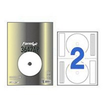 폼텍 컬러레이저 CD/DVD 라벨 CL-3642AP 100매, 없음, 상세페이지 참조