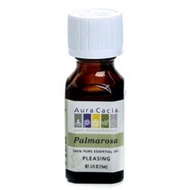 Aura Cacia 100% 퓨어 에센셜 오일 플리징 팔마로사, 15ml, 1개