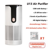 차량용 공기청정기 자동차공기청정기 미니 공기 청정기 Ionizer 발전기 탈취제 USB 홈 제거 포름 알데히드, 03 03, [03] 03