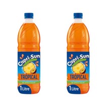 Capri Sun 카프리썬 노 애디드 슈가 멀티비타민 트로피칼 스쿼시 주스 1L 2팩