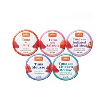 펠리코 습식캔95g 고양이간식5종, 참치치킨순살무스95g