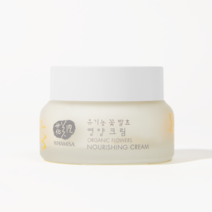 화미사 유기농 천연 비건 꽃 발효 크림 영양 순한 임산부 크림 51ml, 50ml