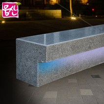 WC41 국내산 통석벤치 대리석의자 볼라드 야외조형물 돌 의자