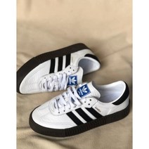 아디다스 우먼스 삼바로즈 클라우드 화이트 코어 블랙 검 AQ1134