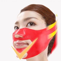 V라인 리프팅 마스크팩 얼굴 브이라인 밴드 볼살마사, 단품