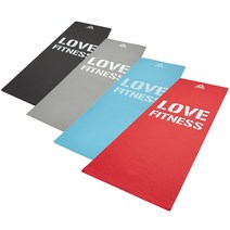 [정품] 리복 기능성매트_요가매트_다이어트 피트니스 매트(11024) 4mm 4컬러, 그레이