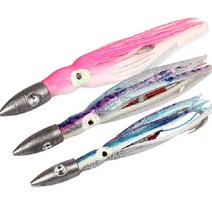 파워스텔스 꼴뚜기 루어/1호2호3호/바다루어웜/농어/방어/부시리/삼치/참치/꼴뚜기웜/루어낚시, 2호 화이트핑크